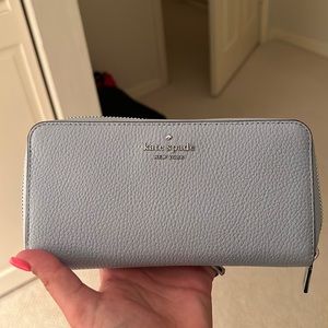 Light blue Kate Spade wallet bought in November